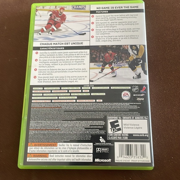 Xbox 360 EA Sports NHL 08 - Complete with Booklet NHL 08 NE #12487892 - Picture 6 of 13